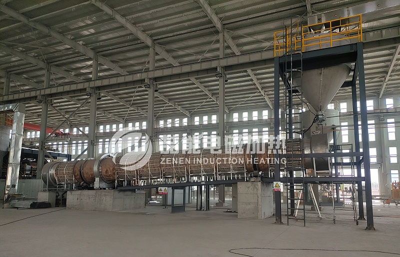 電磁回轉(zhuǎn)窯加熱2